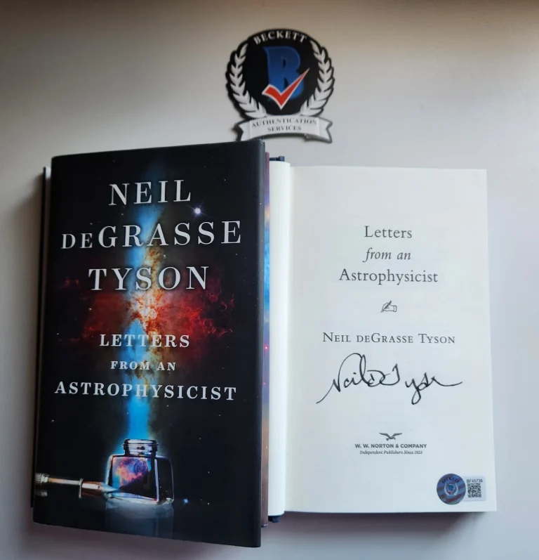 Neil Degrasse Tyson Beckett Authentic Signed Letters From An Astrophysicist