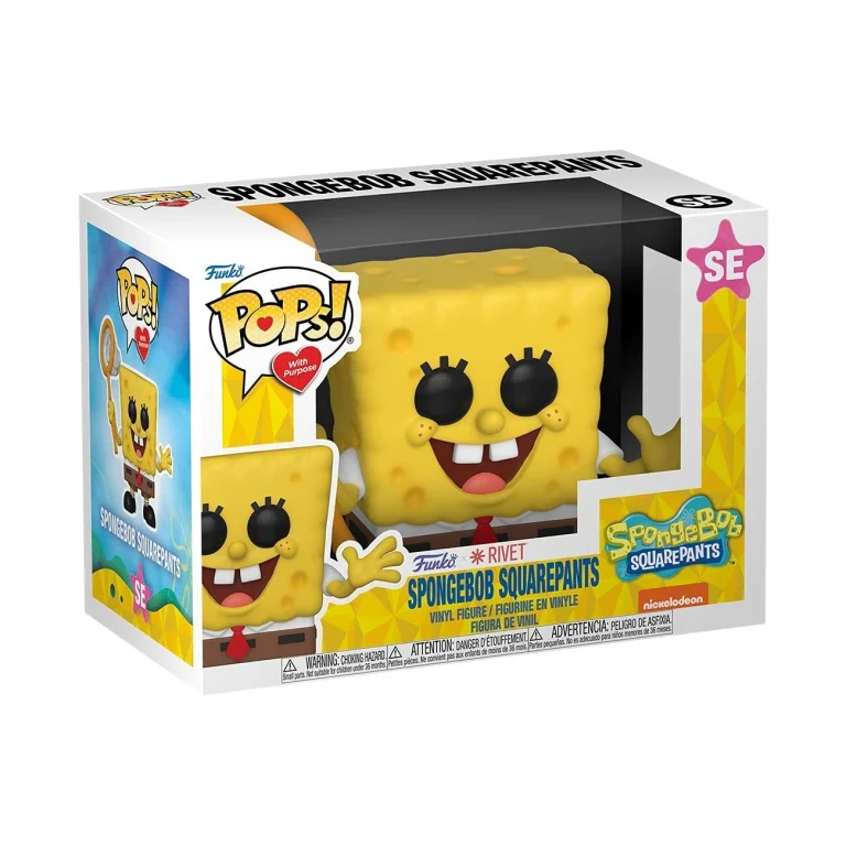 SpongeBob SquarePants Funko Pop W/Purpose Vinyl Figure SpongeBob SE PROTECTOR