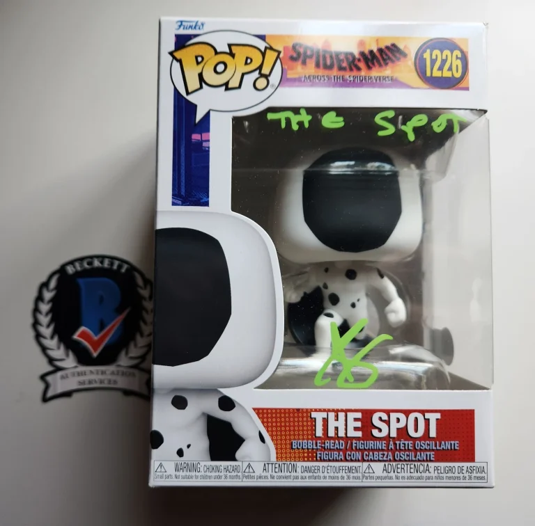 JASON SCHWARTZMAN SIGNED ACROSS THE SPIDERVERSE THE SPOT FUNKO POP 1226