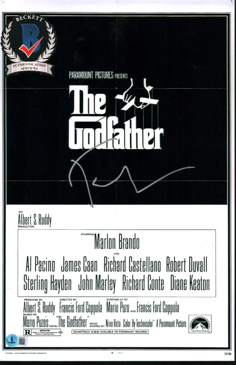 FRANCIS FORD COPPOLA SIGNED GODFATHER LEGENDARY DIRECTOR  11X17 BECKETT BAS COA