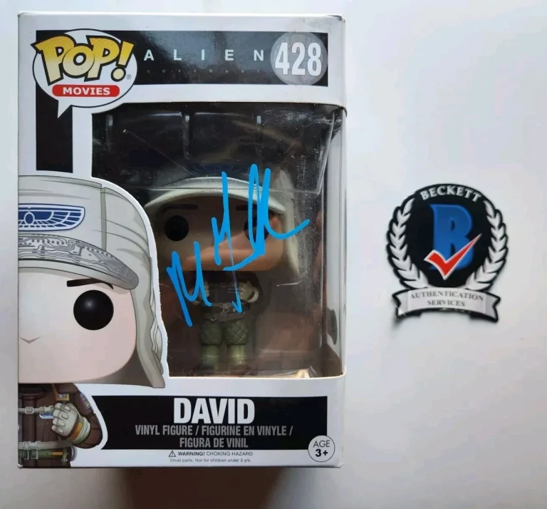 MICHAEL FASSBENDER SIGNED ALIEN COVENANT DAVID FUNKO BECKETT BAS COA