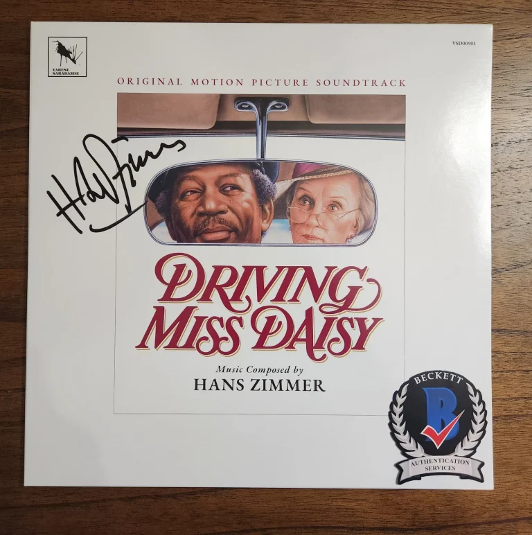 HANS ZIMMER SIGNED DRIVING MISS DAISY VINYL  SOUNDTRACK LP BECKETT BAS COA
