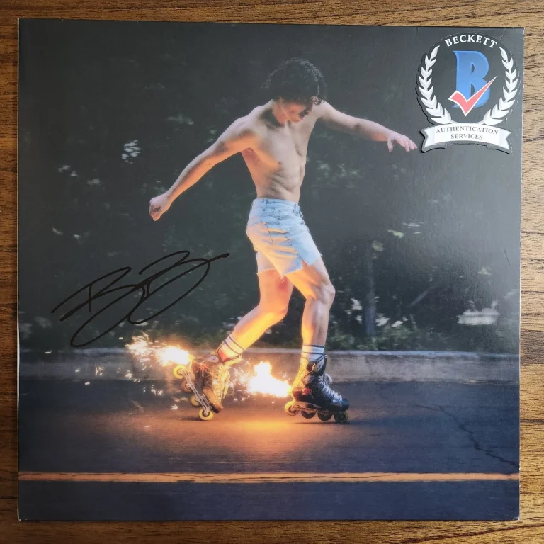 BENSON BOONE SIGNED FIREWORKS AND ROLLERBLADES VINYL LP BECKETT BAS COA