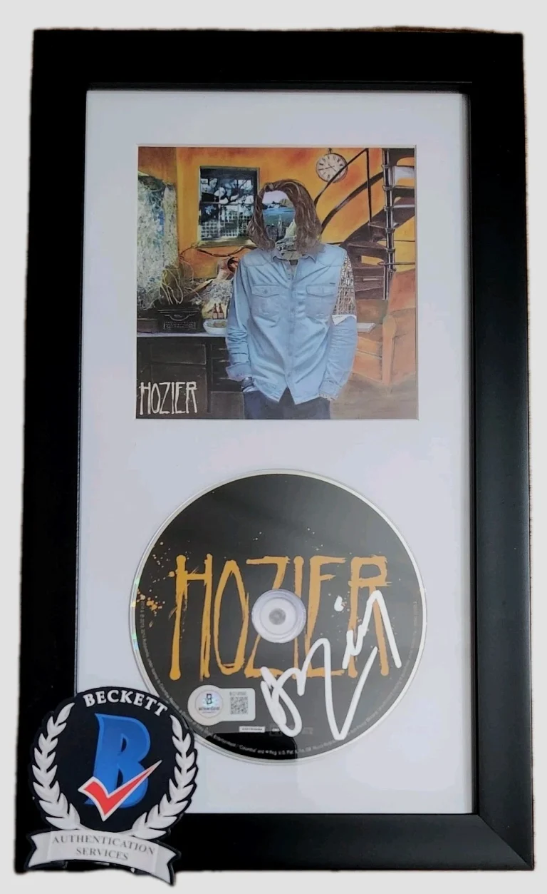 HOZIER SIGNED HOZIER CD TAKE ME TO CHURCH TOO SWEET SINGER BECKETT BAS COA
