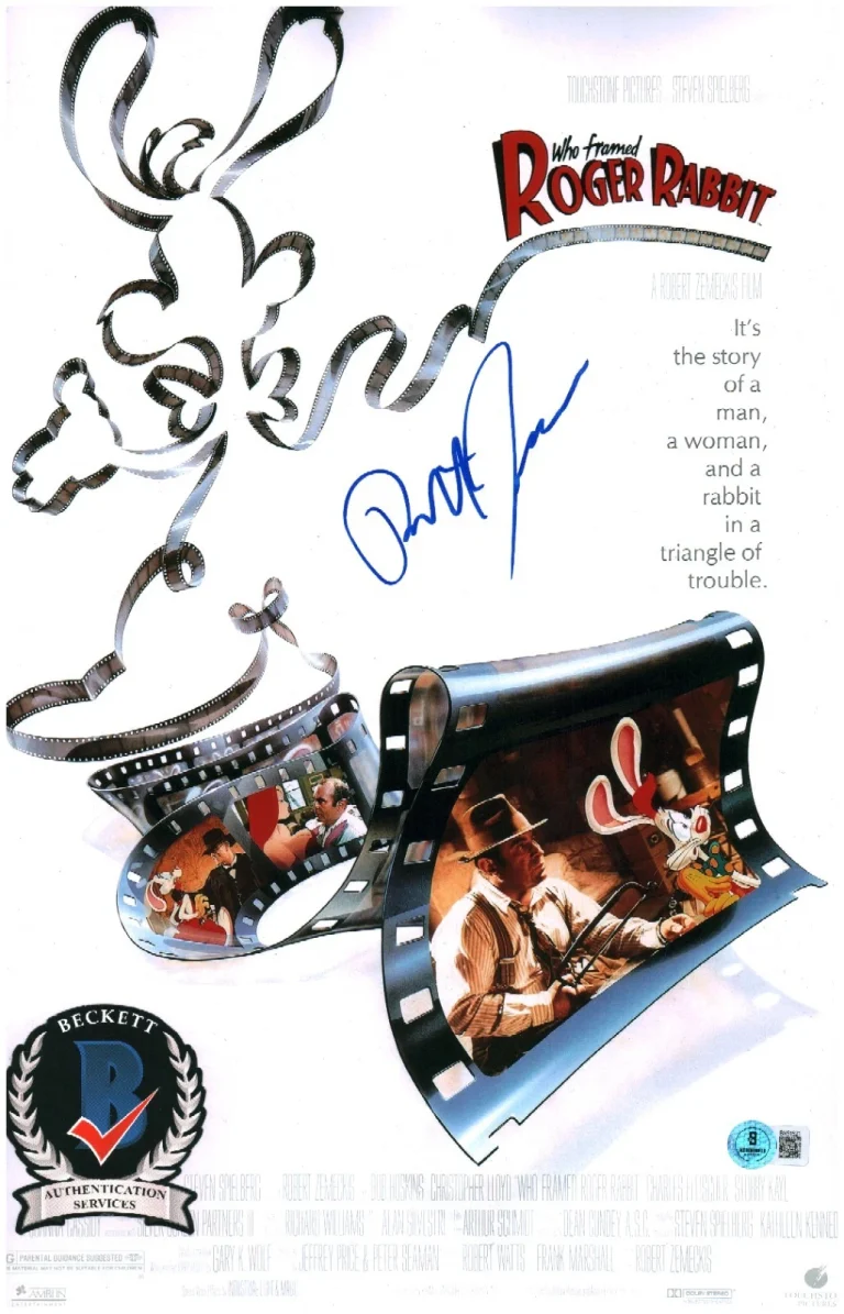 ROBERT ZEMECKIS SIGNED WHO FRAMED ROGER RABBIT DIRECTOR BTTF 11X17 PHOTO BAS COA