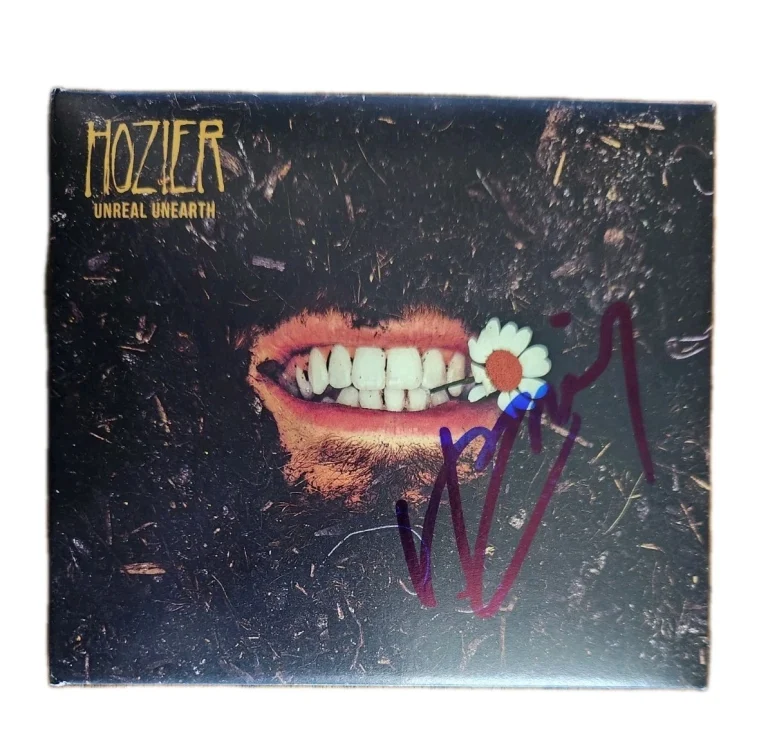 HOZIER SIGNED UNREAL UNEARTH CD TO SWEET SINGER GUITARIST BECKETT BAS COA