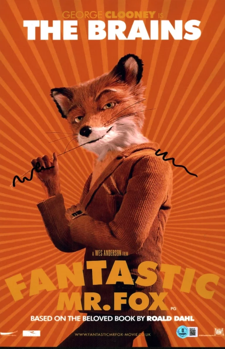 Wes Anderson Signed Autograph Fantastic Mr. Fox Director 11x17 Photo BAS COA