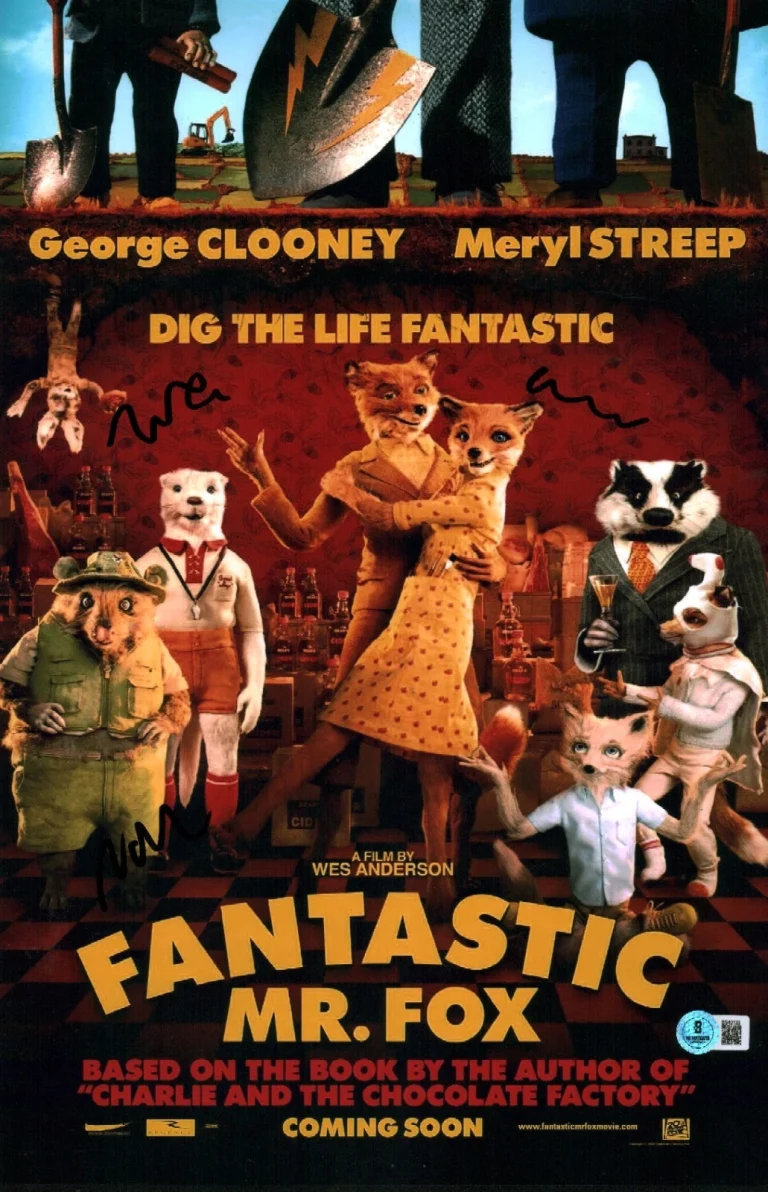 Wes Anderson Signed Autograph Fantastic Mr. Fox Director 11x17 Photo BAS COA