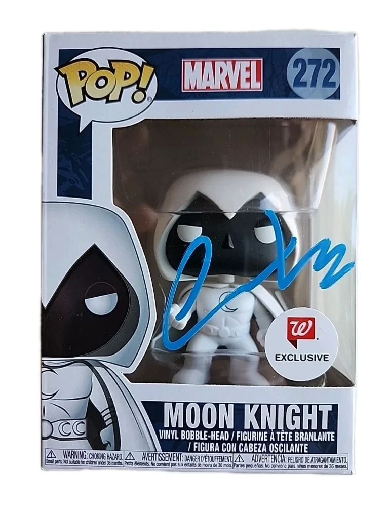 Oscar Isaac Signed Moon Knight Marvel Exclusive Funko Pop 272 Mr.knight BAS COA