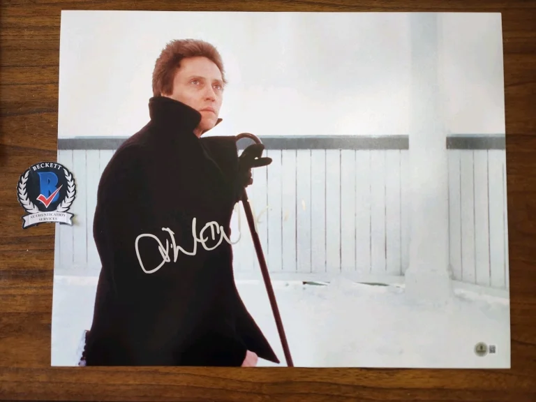 Christopher Walken Signed The Dead Zone 16x20 Photo Steven King Book BAS COA
