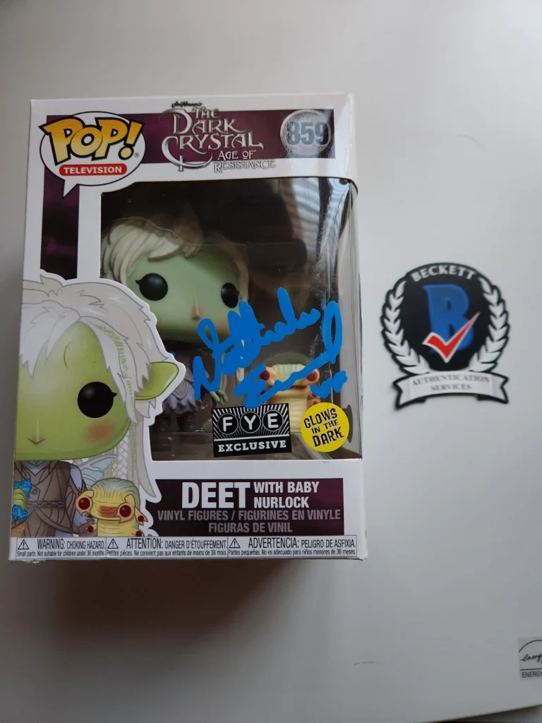 NATHALIE EMMANUEL SIGNED DARK CRYSTAL DEET FUNKO POP BECKETT BAS COA 859