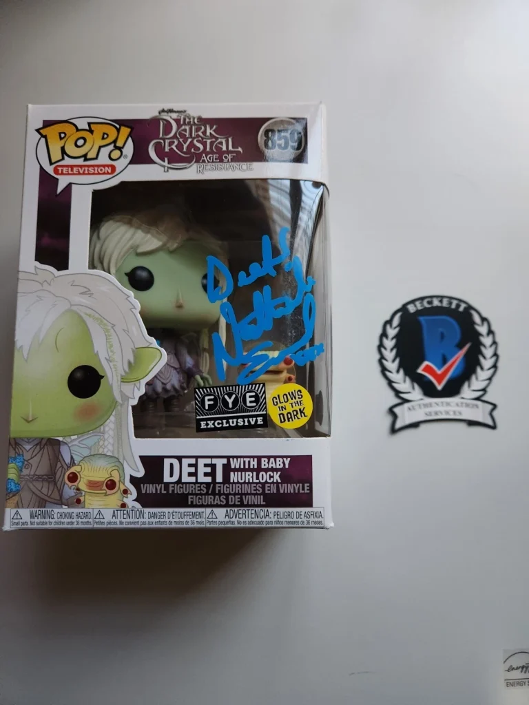 NATHALIE EMMANUEL SIGNED DARK CRYSTAL DEET FUNKO POP BECKETT BAS COA 859