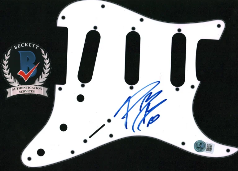 POST MALONE SIGNED PICK GUARD STRAT GUITAR RAPPER COUNTRY BAS LOA COA BECKETT