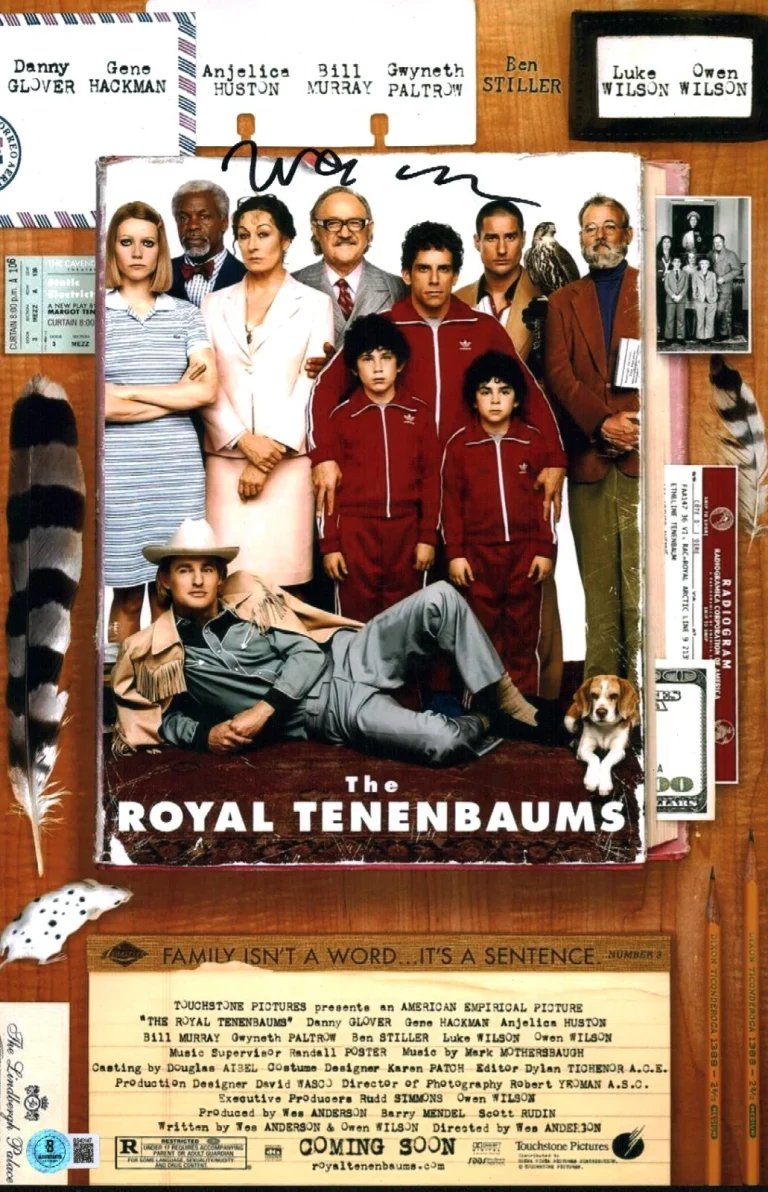 Wes Anderson Signed The Royal Tenenbaums Director 11x17 Photo Autographed  COA