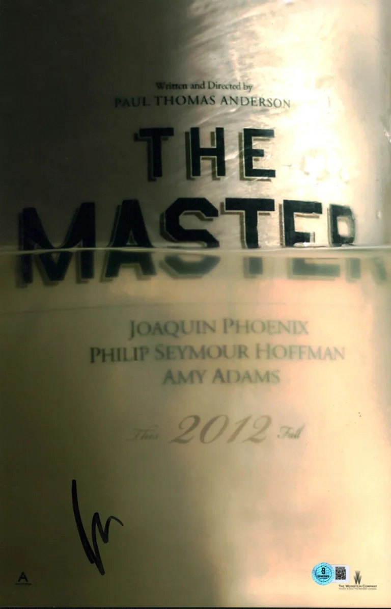 Joaquin Phoenix Signed Autographed The Master 11x17 Photo Poster BAS COA