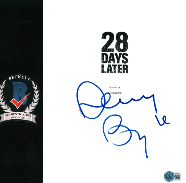 Danny Boyle Signed Autographed 28 Days Later Director Full Movie Script BAS COA