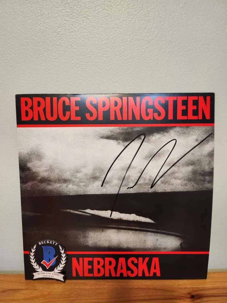 Jeremy Allen White Signed Nebraska Vinyl Deliver Me From Nowhere BAS COA