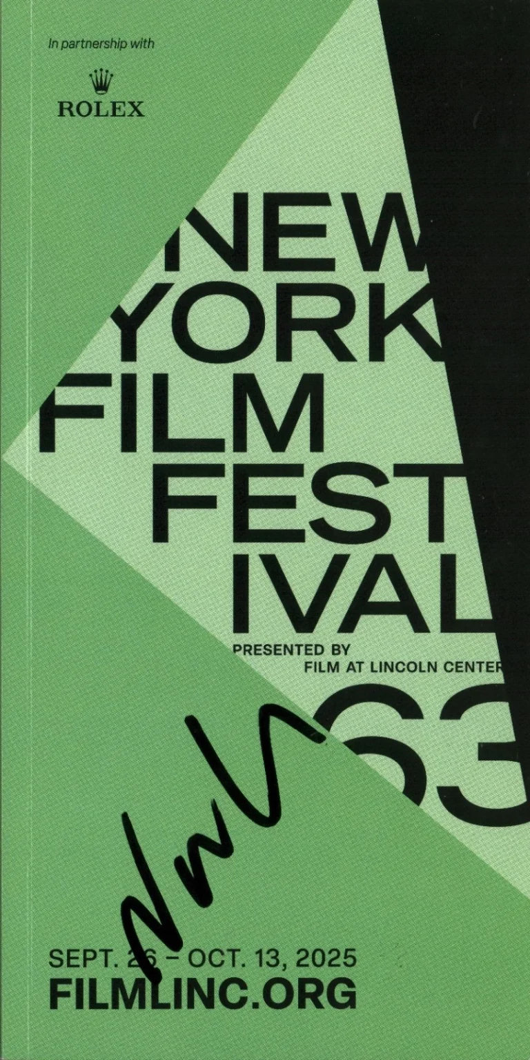 Noah Baumbach Signed Jay Kelly Nyff Program New York Film Festival BAS COA
