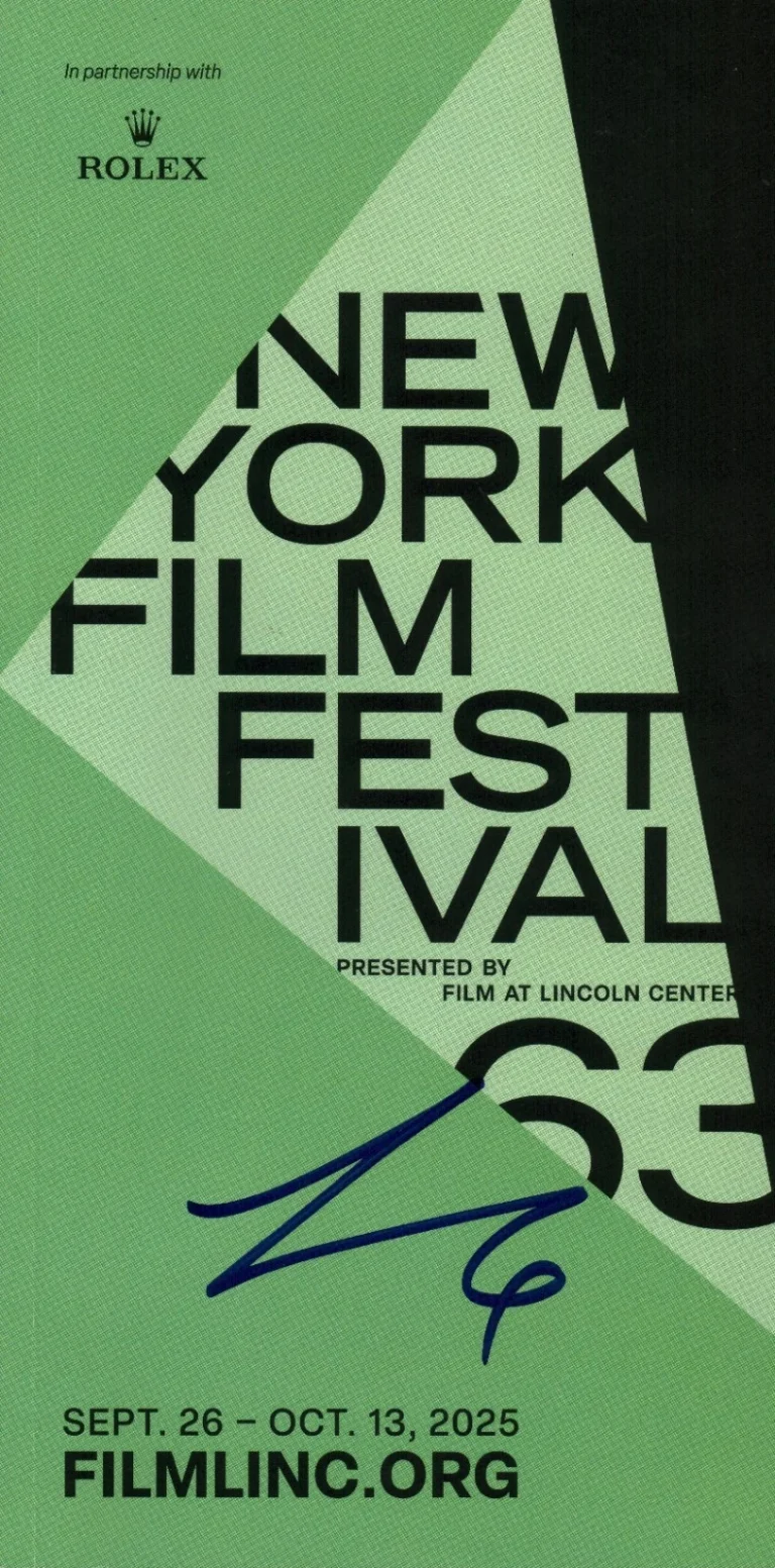Luca Guadgnino Signed After The Hunt Nyff Program New York Film Festival BAS COA