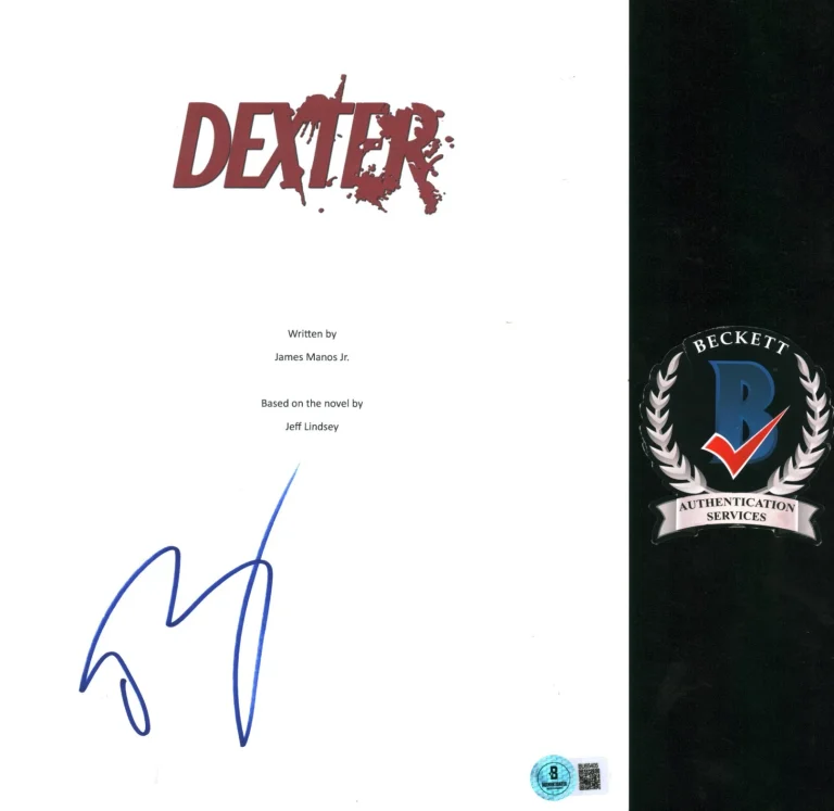 David Zayas SIGNED Dexter SGT Angel Bautista Full Pilot Episode Script BAS COA