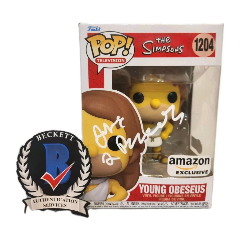 James L Brooks Signed Autographed The Simpsons Creator Homer Funko Pop BAS COA