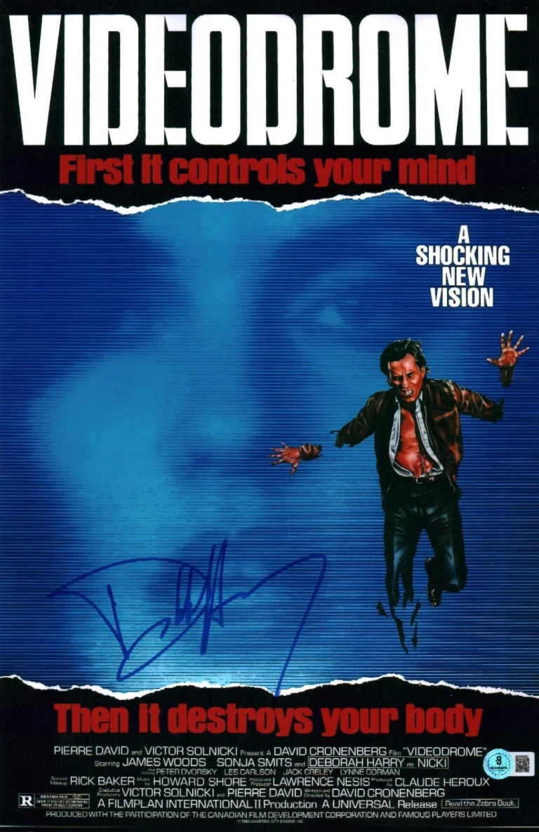 Debbie Harry Signed Autographed Videodrome Nicki Brand Blondie Singer BAS COA