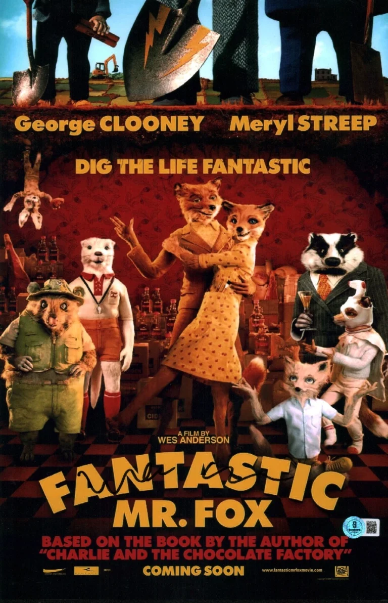 Wes Anderson Signed Autograph Fantastic Mr. Fox Director 11x17 Photo BAS COA