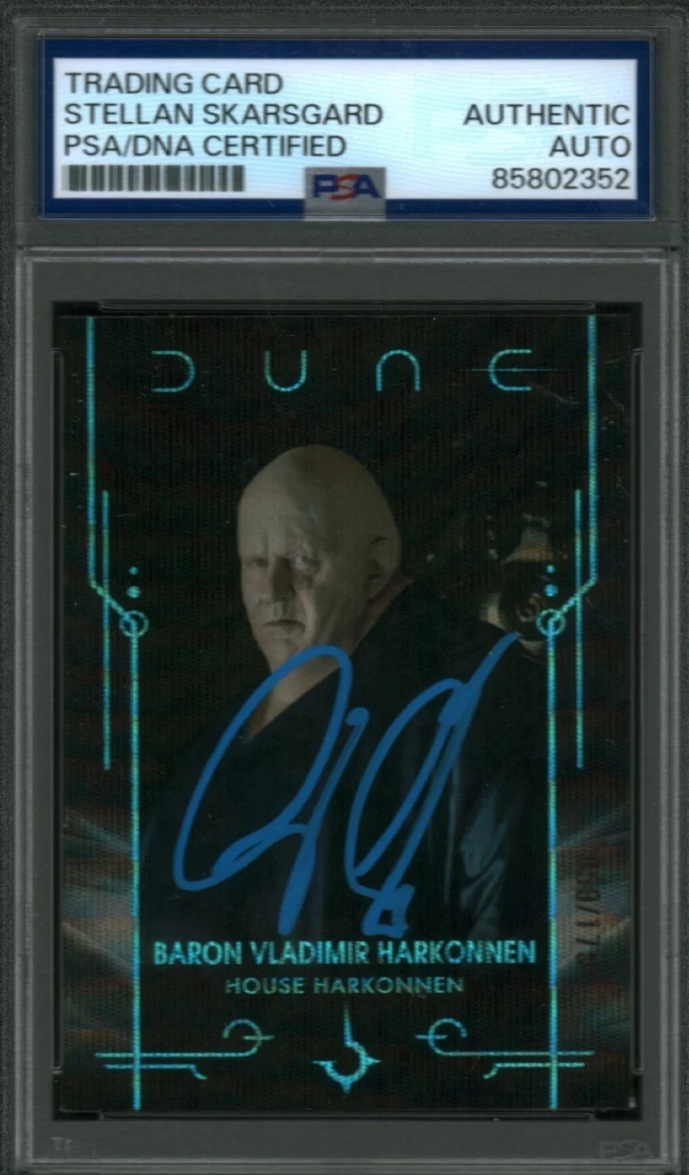 Stellan Skarsgard Signed Dune Trading Card Barron Harkonen PSA/DNA Numbered /175