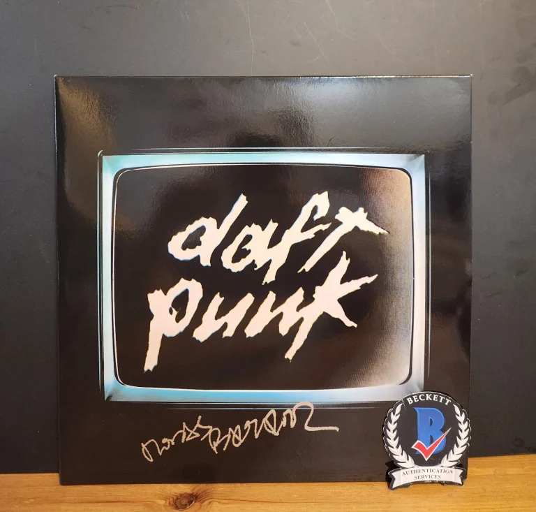THOMAS BANGALTER SIGNED DAFT PUNK CLUB VINYL ALBUM EDM ELECTRONIC MUSIC BAS COA