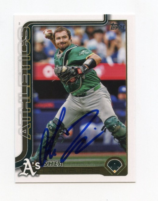 SHEA LANGELIERS SIGNED AUTOGRAPHED 2025 TOPPS BASEBALL CARD AUTO