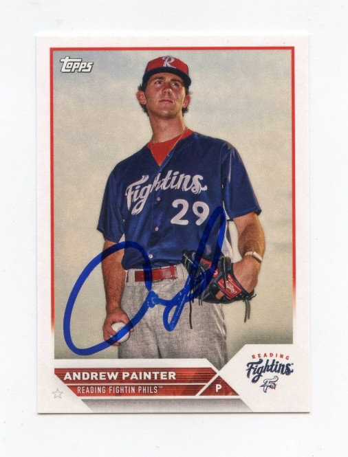 ANDREW PAINTER SIGNED AUTOGRAPHED 2023 TOPPS PRO DEBUT BASEBALL CARD AUTO
