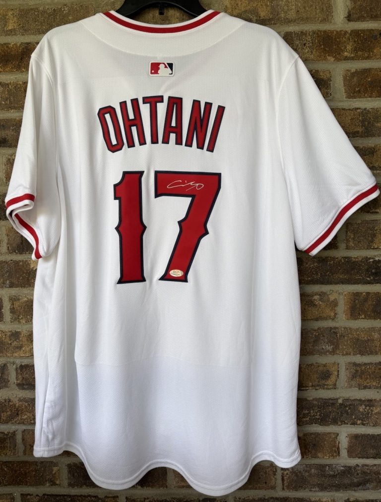 Shohei Ohtani Autographed Signed Official Nike Angels Baseball Jersey PSA LOA