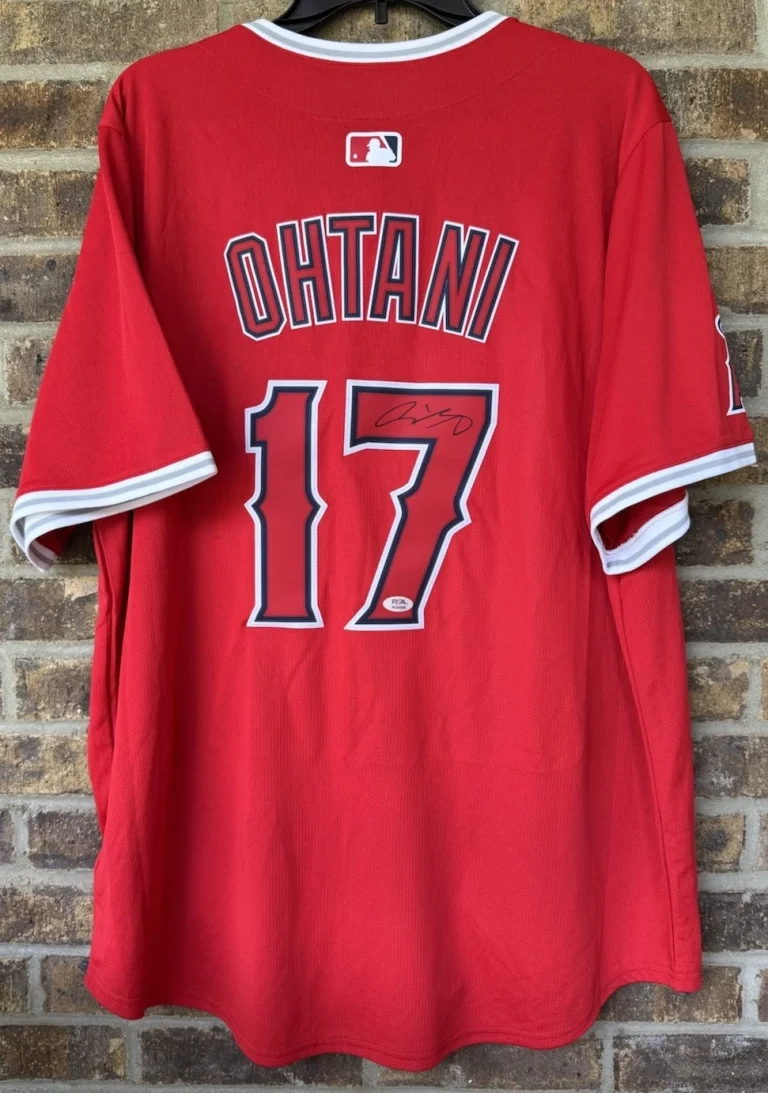 Shohei Ohtani Autographed Signed Official Nike Angels Baseball Jersey PSA LOA