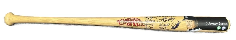 2000 New York Yankees Team Signed Auto World Series Champs Baseball Bat 20+ Sigs