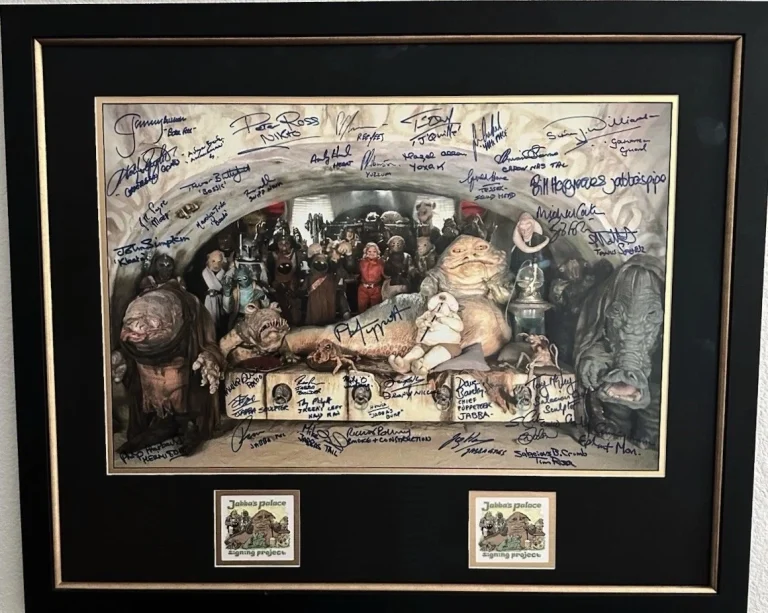 Star Wars Jabba's Palace Signed Auto 16x20 Ltd Ed Photo 39 Sigs Beckett BAS