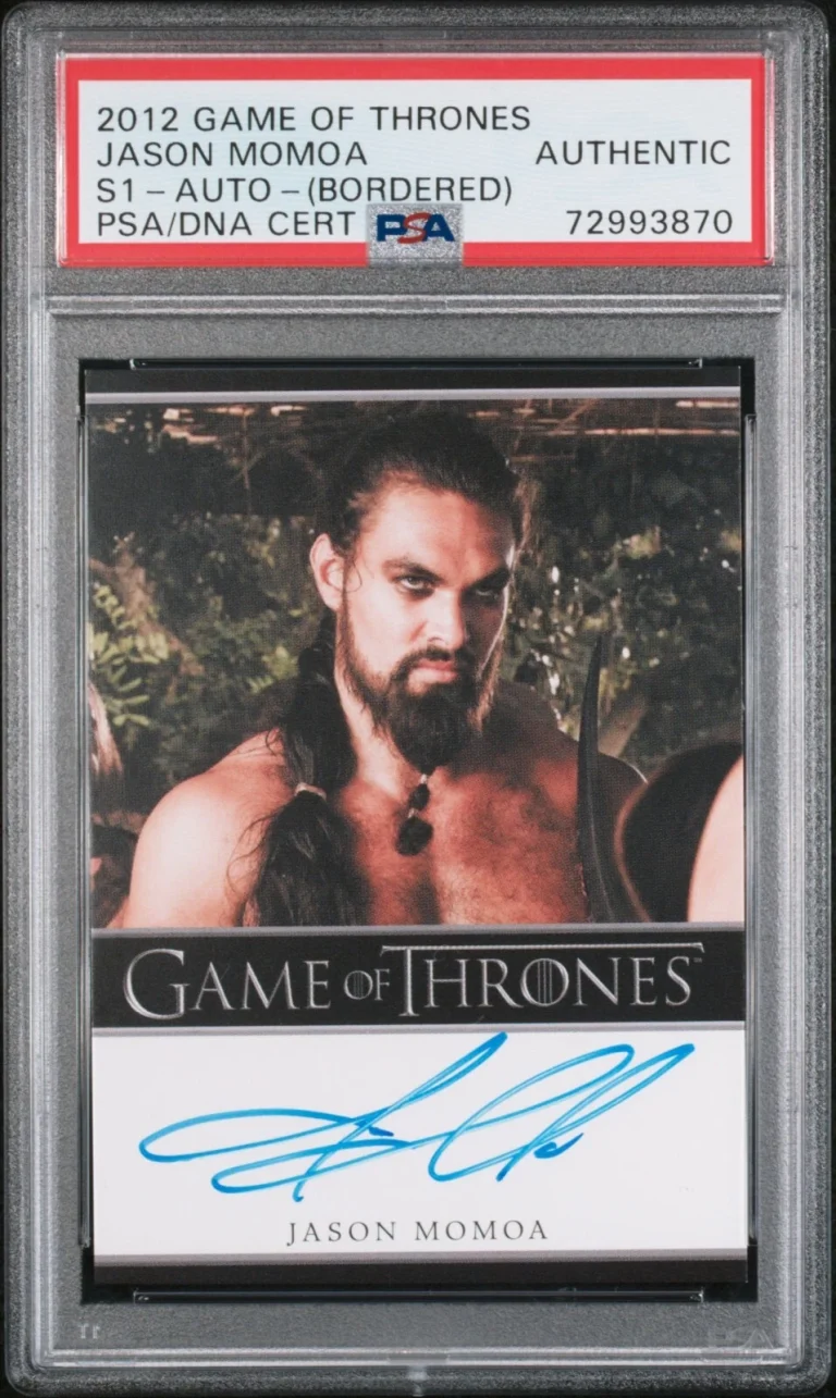 2012 Rittenhouse Game of Thrones Season 1 Autograph Jason Momoa Signed PSA