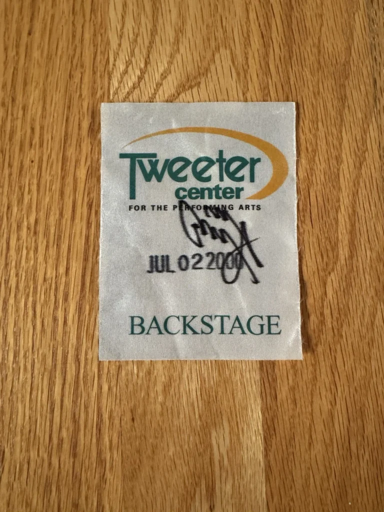 Jimmy Page Signed Back Stage Pass Led Zeppelin JSA LOA