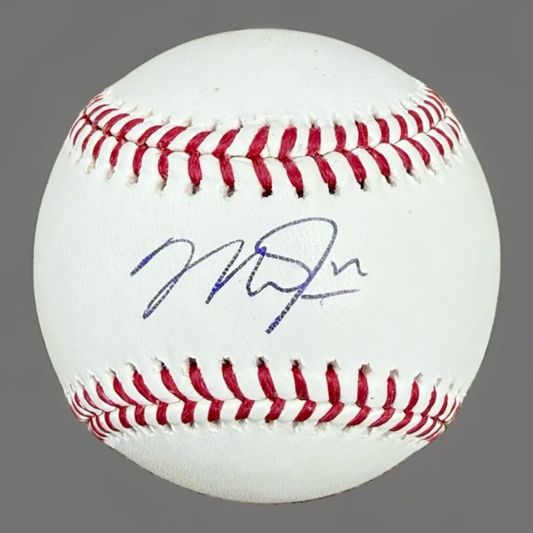 Los Angeles Angels Mike Trout Signed Autographed OML Baseball Auto PSA/DNA