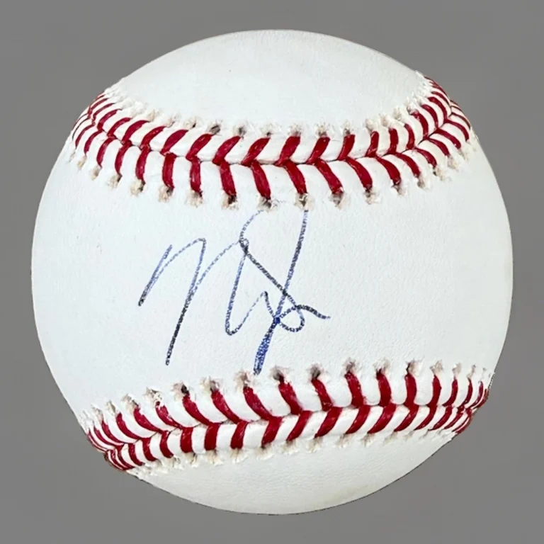 Los Angeles Angels Mike Trout Signed Autographed OML Baseball Auto PSA/DNA