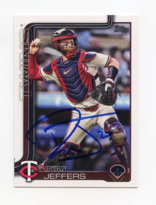 RYAN JEFFERS SIGNED AUTOGRAPHED 2025 TOPPS BASEBALL CARD AUTO