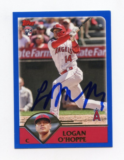 LOGAN O'HOPPE SIGNED AUTOGRAPHED 2023 TOPPS ARCHIVES BASEBALL CARD AUTO