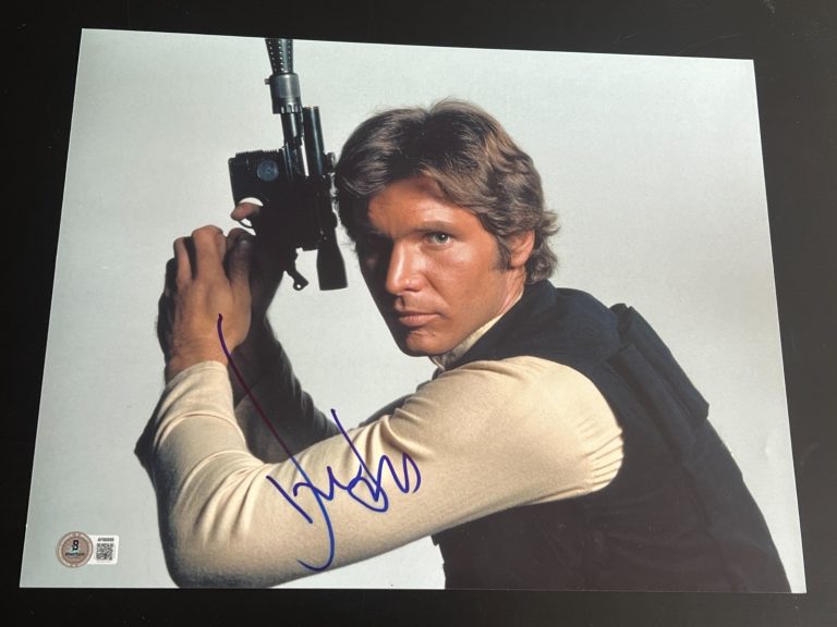 HARRISON FORD SIGNED AUTOGRAPH 11x14 PHOTO STAR WARS RETURN JEDI BECKETT BAS COA