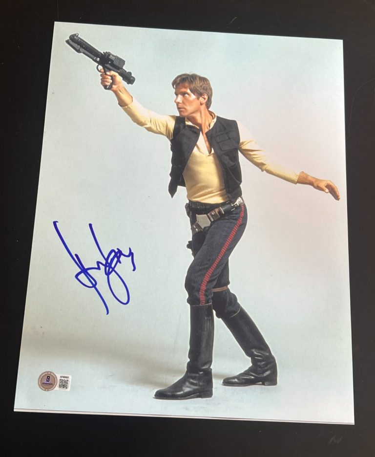 HARRISON FORD SIGNED AUTOGRAPH 11x14 PHOTO STAR WARS RETURN JEDI BECKETT BAS COA