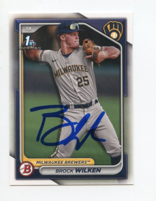 BRYCE MECCAGE SIGNED AUTOGRAPHED 2024 BOWMAN BASEBALL CARD AUTO