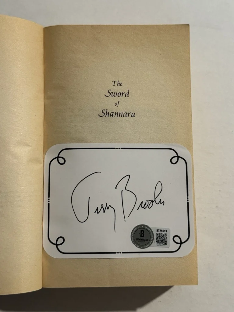 The Sword Of Shannara Tpb 1977 1st Ed., 1st Print Terry Brooks Signed Auto BAS