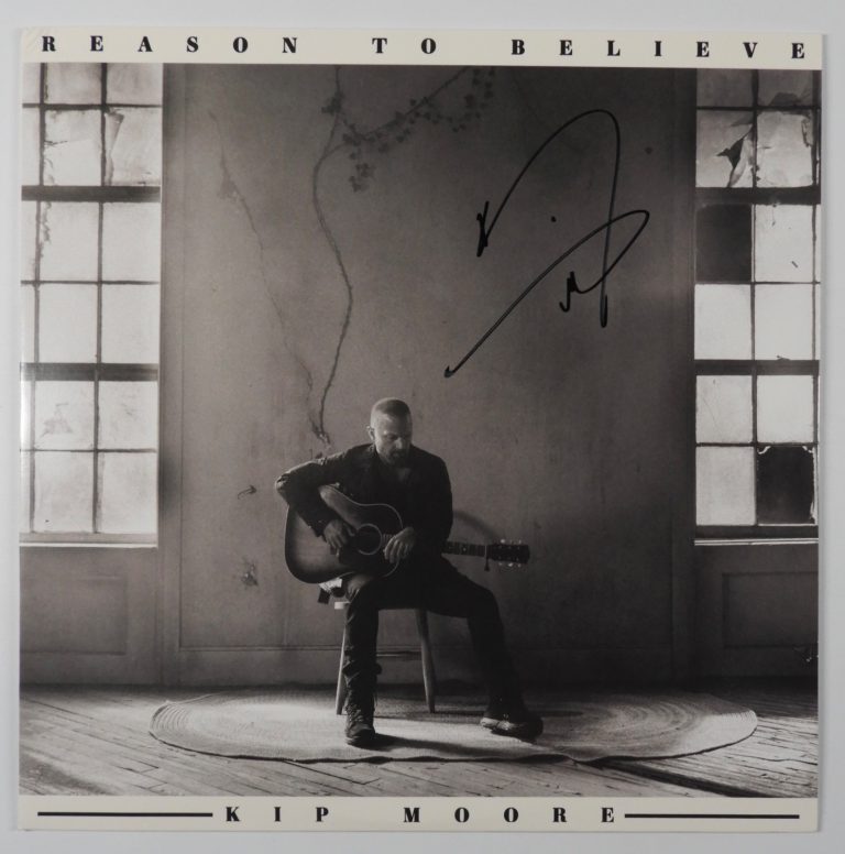 Kip Moore JSA Fully Signed Autograph Record Album Vinyl Reaon To Believe