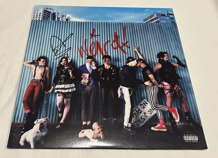 YUNGBLUD SIGNED WEIRD VINYL RECORD JSA
