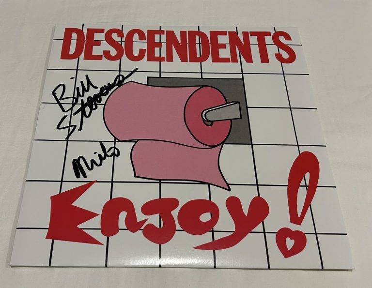 DESCENDENTS SIGNED ENJOY! VINYL RECORD JSA