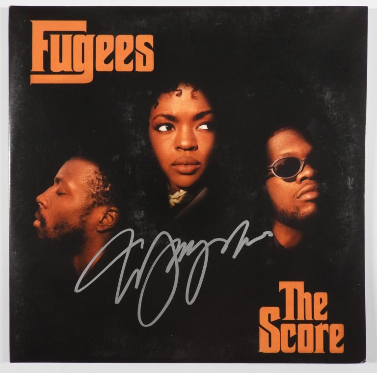 Lauryn Hill Fugees JSA Signed Autograph Album Record Vinyl The Score