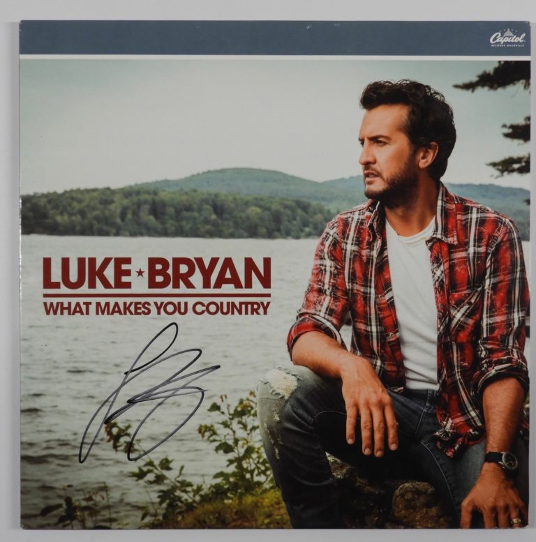 Luke Bryan JSA Signed Autograph Album Record Vinyl What Makes You Country